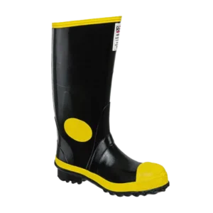 Bota de seguridad Royarl Argyll en caucho natural con puntera y entresuela de acero, vulcanizada en autoclave y diseñada para el sector de hidrocarburos.