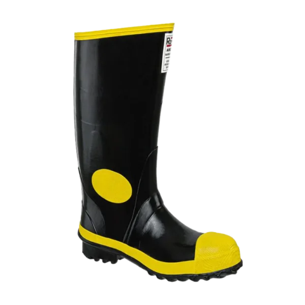 Bota de seguridad Royarl Argyll en caucho natural con puntera y entresuela de acero, vulcanizada en autoclave y diseñada para el sector de hidrocarburos.