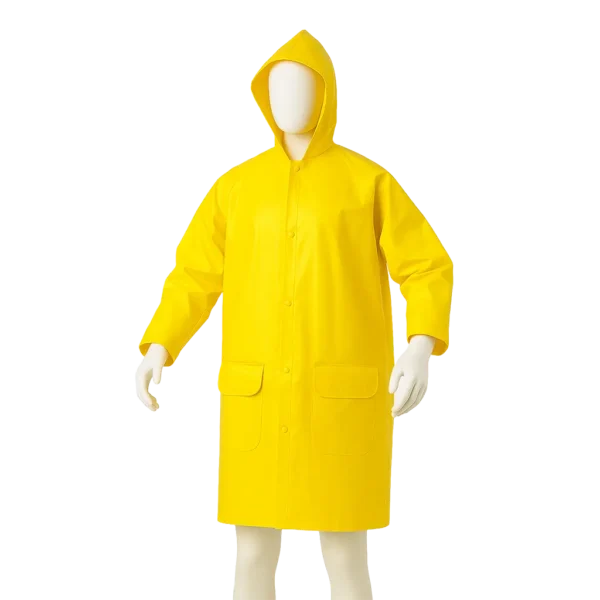 Abrigo impermeable con capucha y cierre de broches, referencia 1620