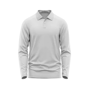 camibuso tipo polo manga larga cuello camisero con botones