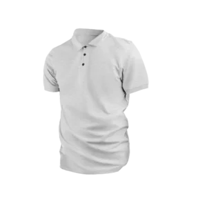 camiseta tipo polo cuello camisero con botones y manga corta