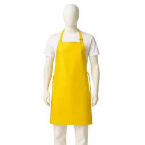 Delantal impermeable industrial con ajuste en cuello y cintura