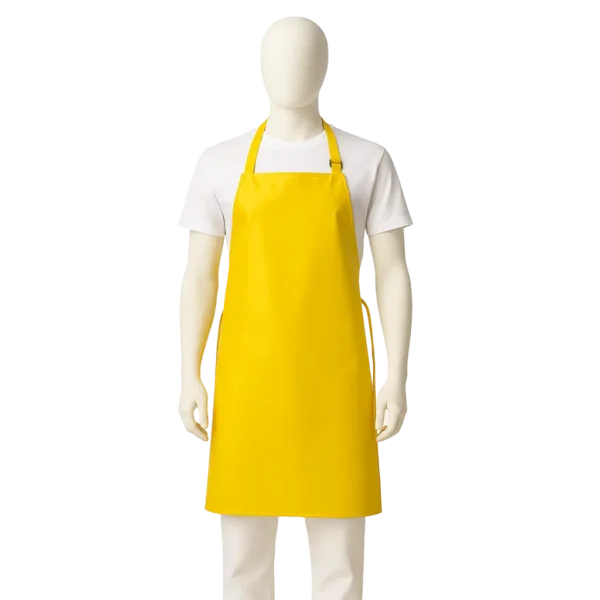 Delantal impermeable industrial con ajuste en cuello y cintura