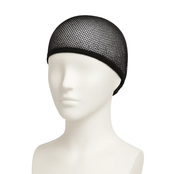 Gorro en malla liviana y transpirable, diseño ajustado para cobertura total del cabello.