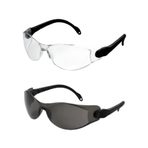Lentes de seguridad SPY claros y oscuros, diseño ergonómico para interiores y exteriores, sin tratamiento antiempañante.